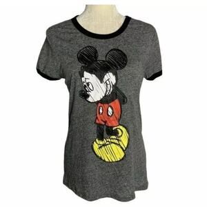 Disney Jerry Leigh Mickey Mouse graphic ringer tee SZ Sm ( 3-5)